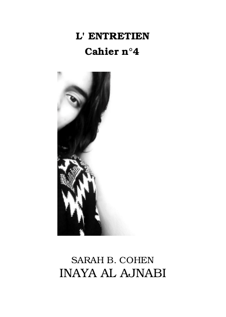 Inaya Al Ajnabi, Sarah B. Cohen, Editions de l'Obsidienne, 2019