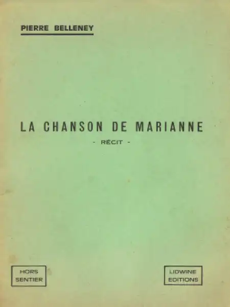 La chanson de Marianne, couverture de l'édition originale